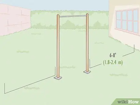 Повесьте гимнастические кольца снаружи, шаг 2