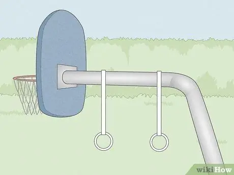 Повесьте гимнастические кольца снаружи, шаг 5