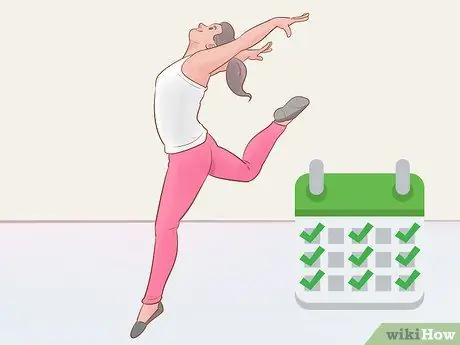 Выполните программу гимнастического танца, шаг 15