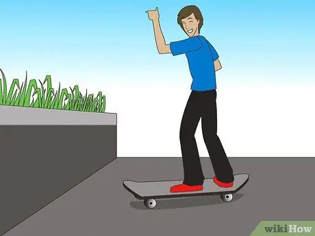 BS 180 (зад 180 на скейтборде) Шаг 10