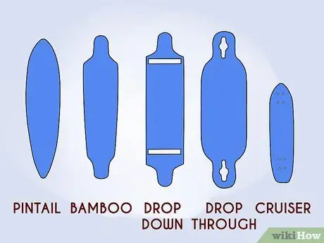 Выберите лонгборд Шаг 2