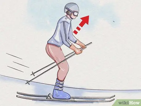 Лыжи в порошковом снегу, шаг 3