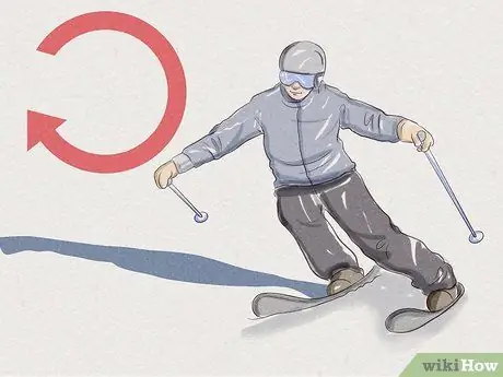 Лыжи в порошковом снегу Шаг 7