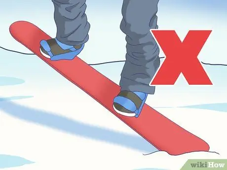 Олли на сноуборде, шаг 12