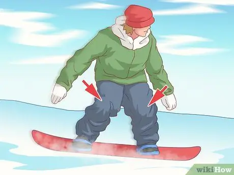 Олли на сноуборде, шаг 4