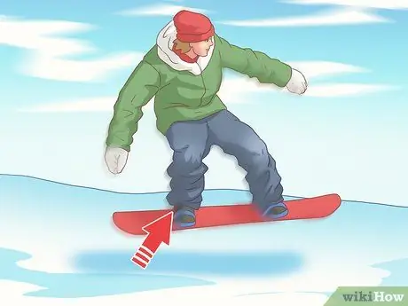 Олли на сноуборде, шаг 7