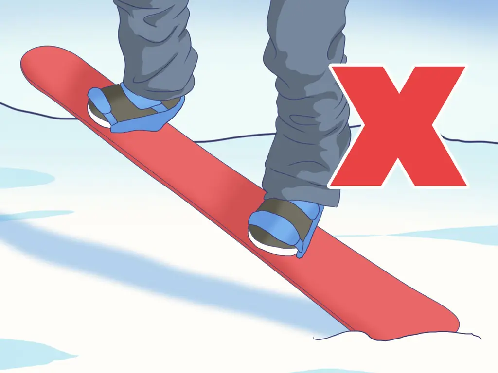 Как Олли на сноуборде: 12 шагов (с иллюстрациями)