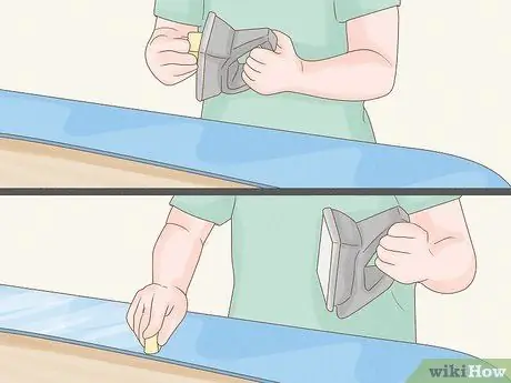 Удаление старого воска со сноуборда Шаг 7