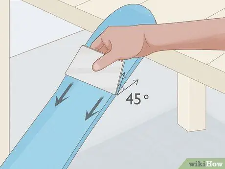 Удаление старого воска со сноуборда Шаг 9