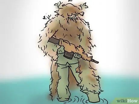 Преследовать с маскировочным костюмом (3D камуфляж) Шаг 14