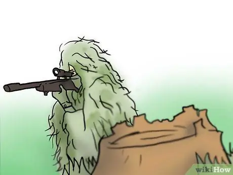 Преследовать с маскировочным костюмом (3D камуфляж) Шаг 16