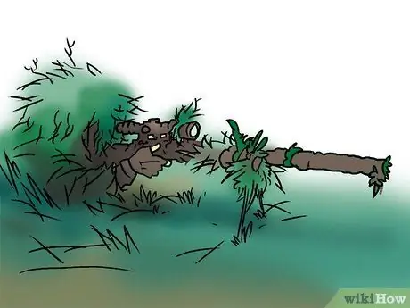 Преследовать с маскировочным костюмом (3D камуфляж) Шаг 3