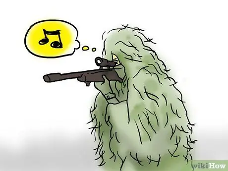 Преследовать с маскировочным костюмом (3D камуфляж) Шаг 5