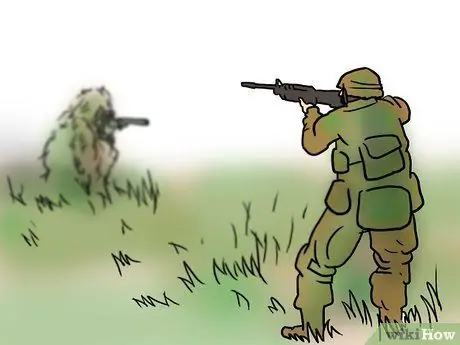 Преследовать с маскировочным костюмом (3D камуфляж) Шаг 6