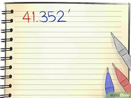 Преобразование единиц широты и долготы из десятичной формы в градусы Шаг 5