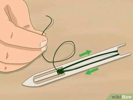 Изготовление рыболовной сети ручной работы Шаг 4