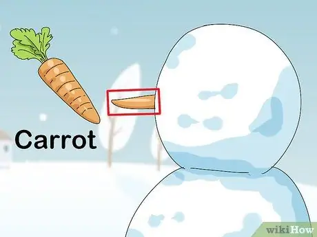 Украсить снеговика Шаг 3