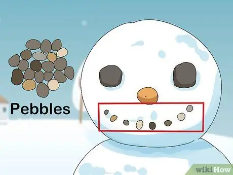 Украсить снеговика Шаг 4