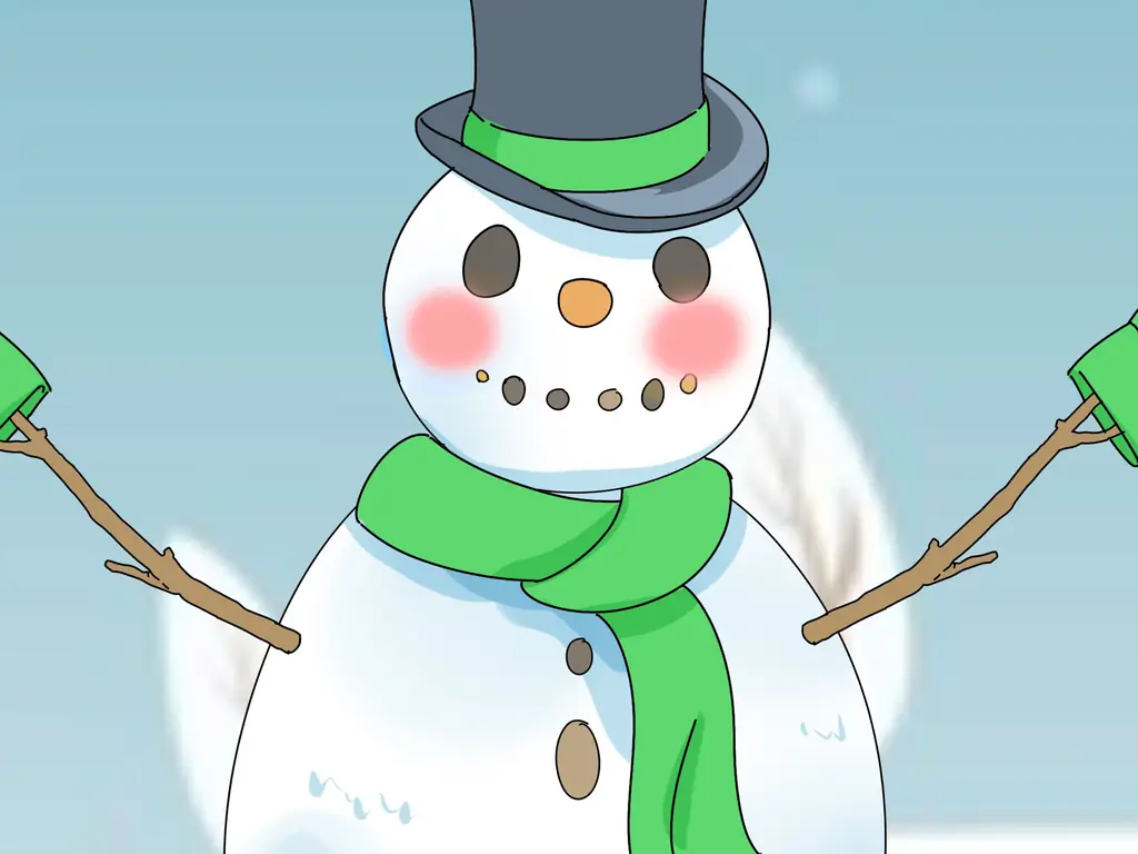 Как украсить снеговика: 8 шагов (с картинками)