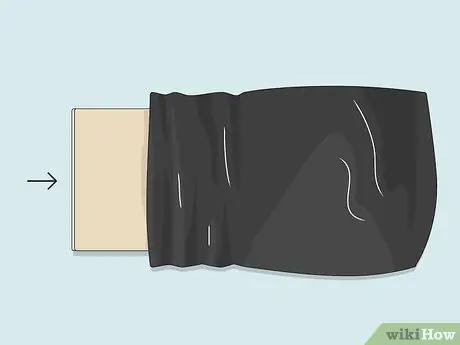 Катайтесь на санях с мешком для мусора Шаг 1