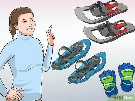 Выберите снегоступы Шаг 13