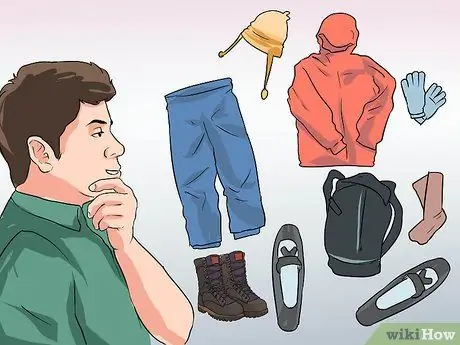 Выберите снегоступы Шаг 3