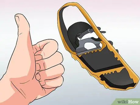 Выберите снегоступы Шаг 9