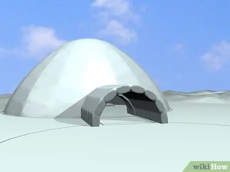 Сделать эскимосский снежный домик Шаг 8