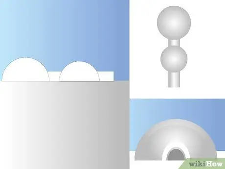 Сделать эскимосский снежный домик Шаг 2