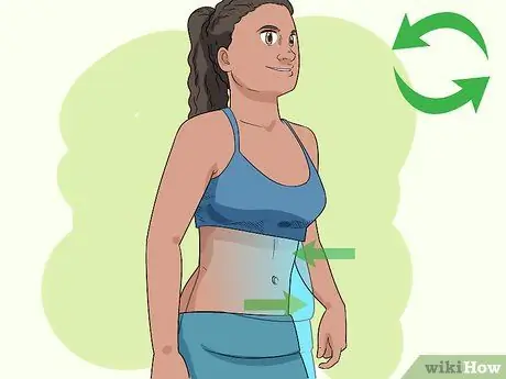 Скручивание живота, шаг 10