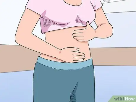 Скручивание живота, шаг 2