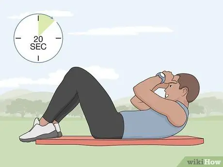 Сделайте тренировку табата дома, шаг 02