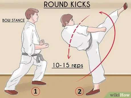 Выполните тренировку всего тела в стиле кунг-фу, шаг 14