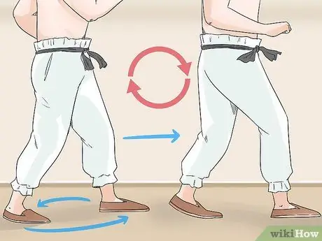 Выполните тренировку всего тела в стиле кунг-фу, шаг 4