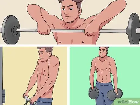 Наращивание больших трапециевидных мышц (трапеции) Шаг 2