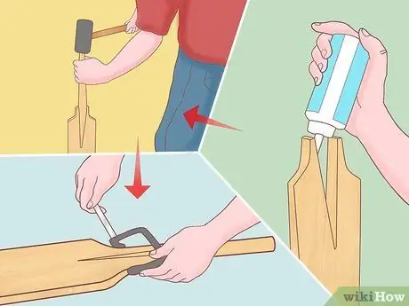 Ремонт биты для крикета Шаг 3