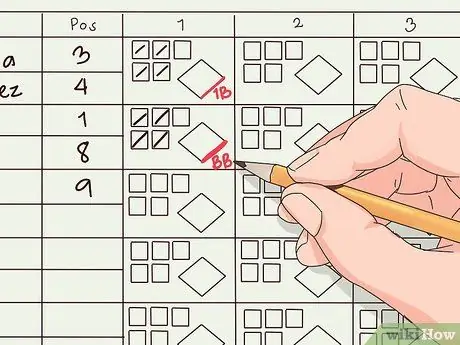 Сохраняйте счет для игры в софтбол Шаг 11