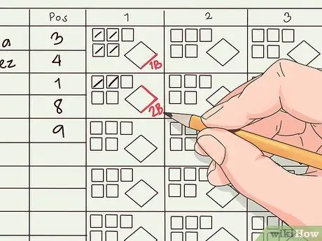 Сохраняйте счет для игры в софтбол Шаг 8