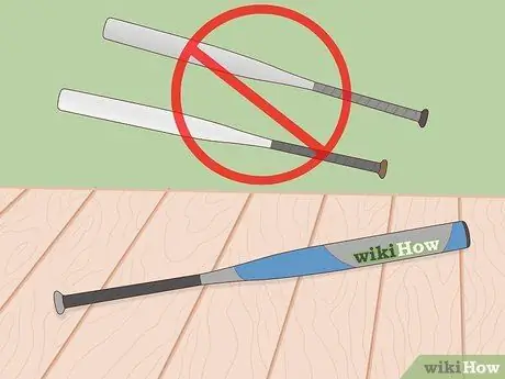 Выдавить сок из бита для софтбола Шаг 1