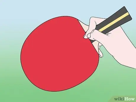 Держите ракетку для пинг-понга Шаг 9