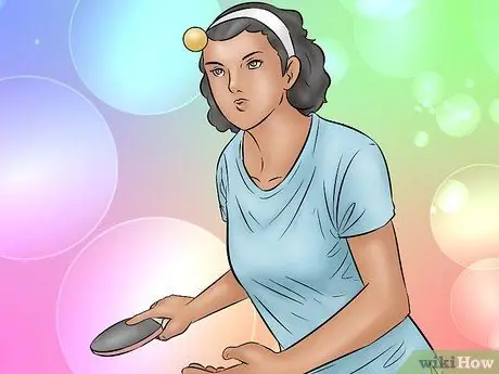 Подать мяч для пинг-понга с иглой Topspin Шаг 6