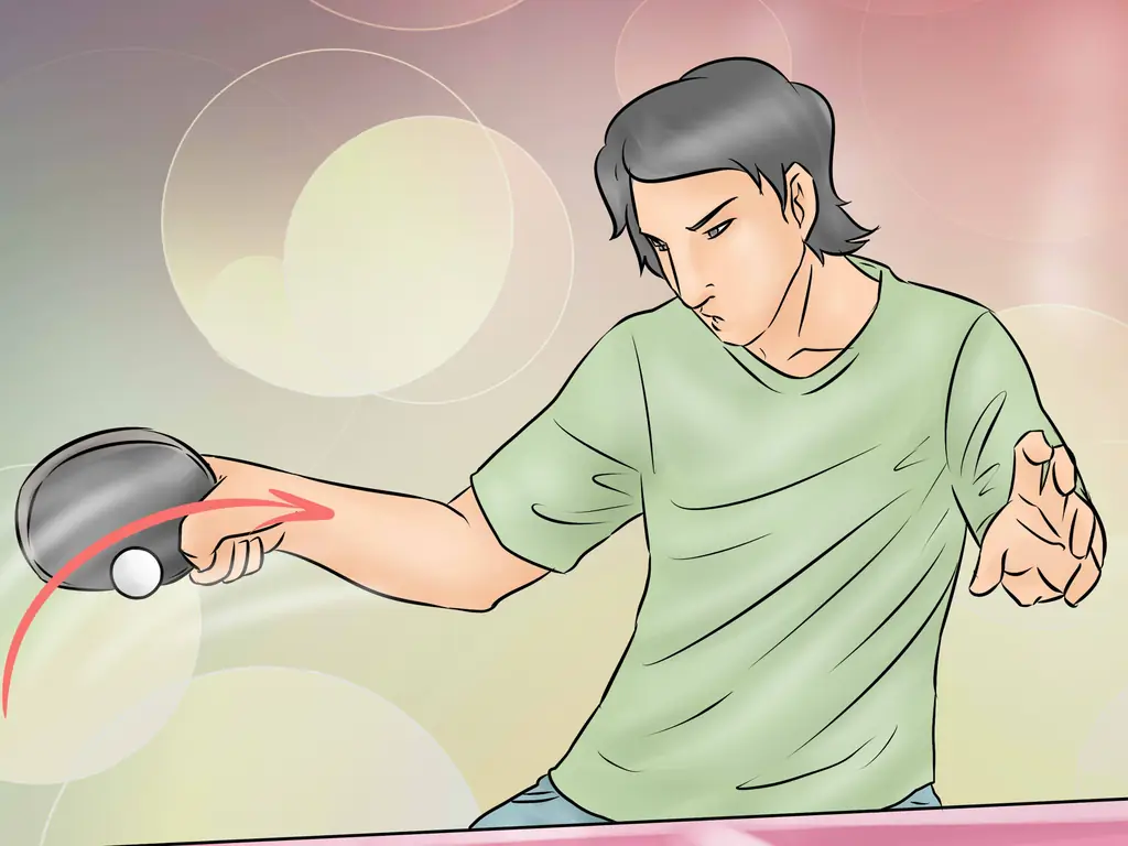 Как подать мяч для пинг-понга верхним вращением: 9 шагов