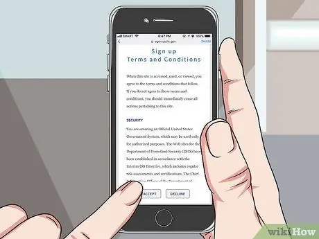 Отслеживание заявки на разрешение на работу Шаг 3