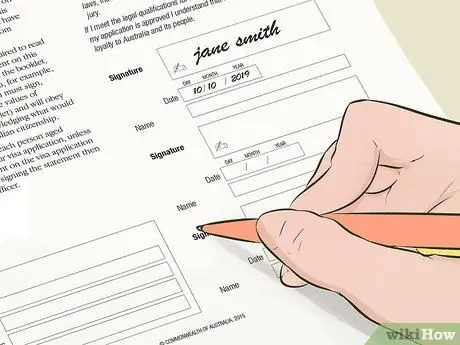 Получите рабочую визу в Австралию Шаг 10