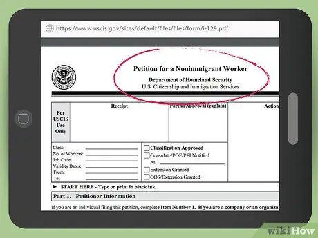 Подать заявление на неиммиграционную рабочую визу Шаг 4