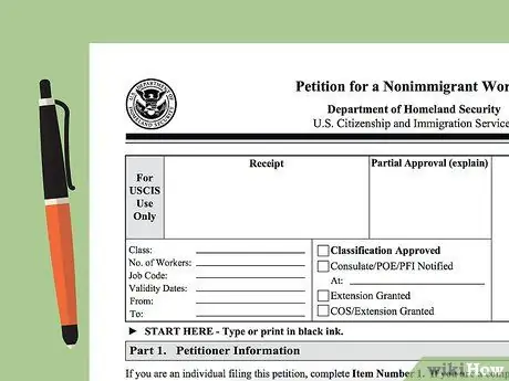 Подать заявление на получение неиммиграционной рабочей визы Шаг 6