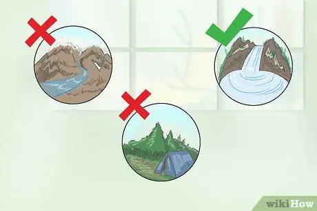 Выберите пункт назначения для пеших прогулок Шаг 1