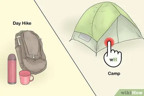 Выберите пункт назначения для пеших прогулок Шаг 3