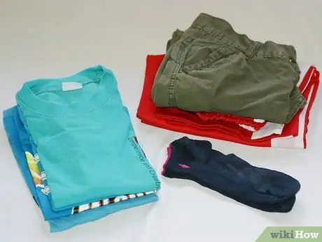 Пакет для 4-дневной школьной поездки, шаг 1