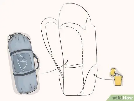 Упакуйте рюкзак для путешествий Шаг 3